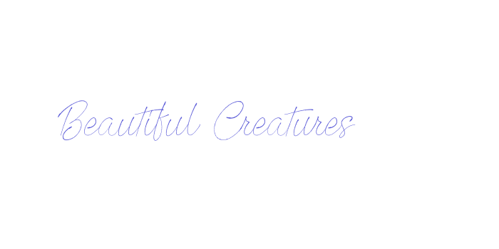 Beautiful Creatures Font Download