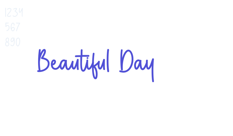 Beautiful Day-font-download