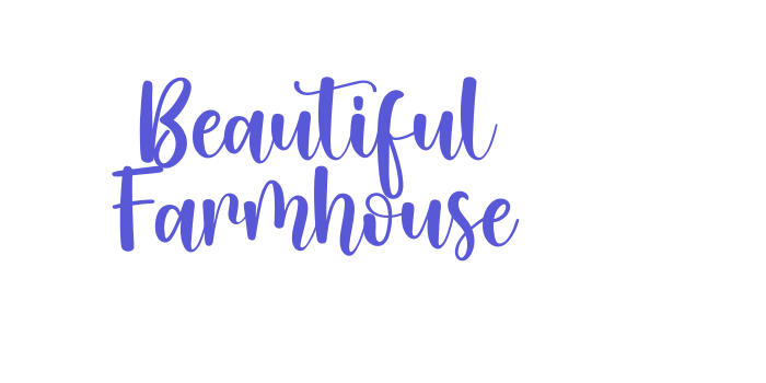 Beautiful Farmhouse Font Download