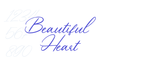 Beautiful Heart-font-download