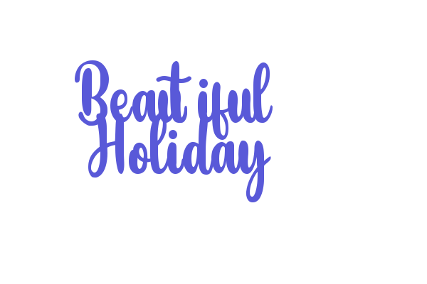 Beautiful Holiday Font