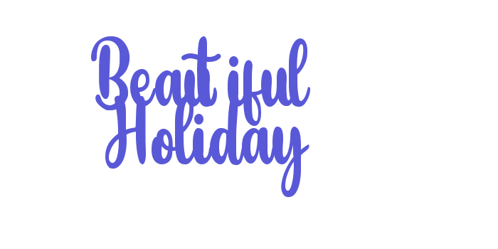 Beautiful Holiday Font Download