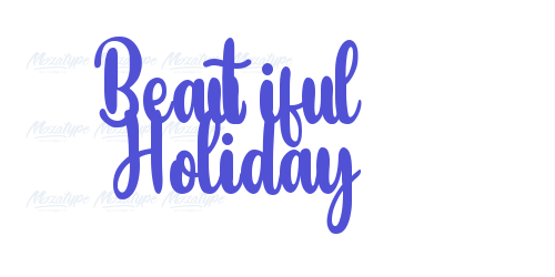 Beautiful Holiday-font-download