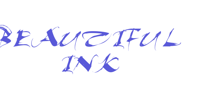 Beautiful Ink Font Download