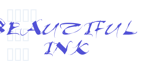 Beautiful Ink-font-download