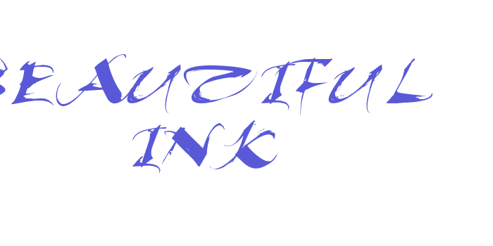 Beautiful Ink Font