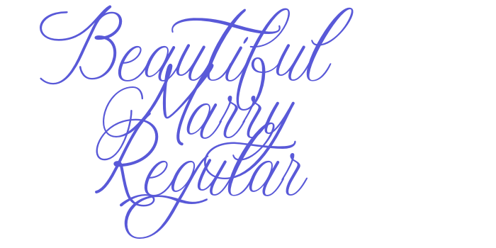 Beautiful Marry Regular Font Download