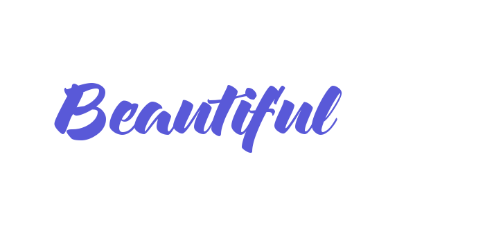 Beautiful Font