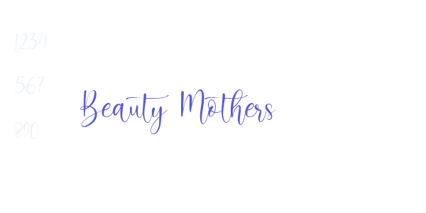 Beauty Mothers font