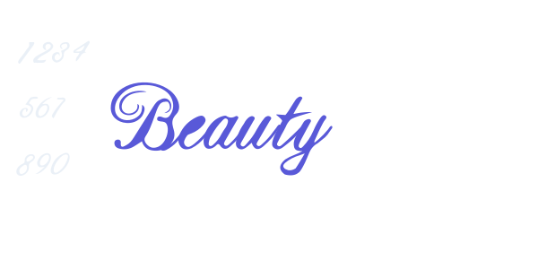 Beauty font free