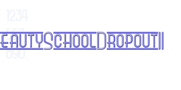 BeautySchoolDropoutII font free