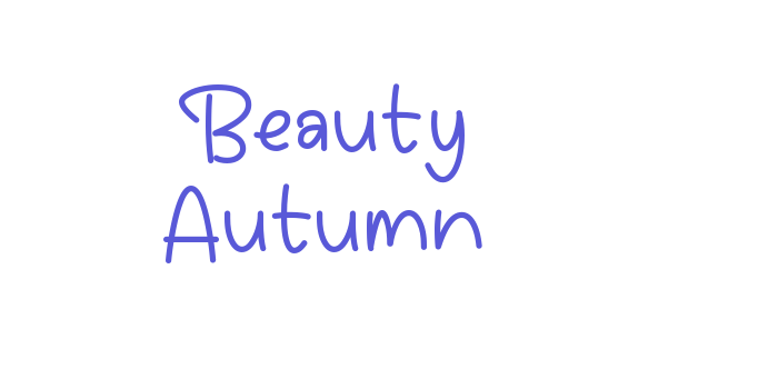 Beauty Autumn Font