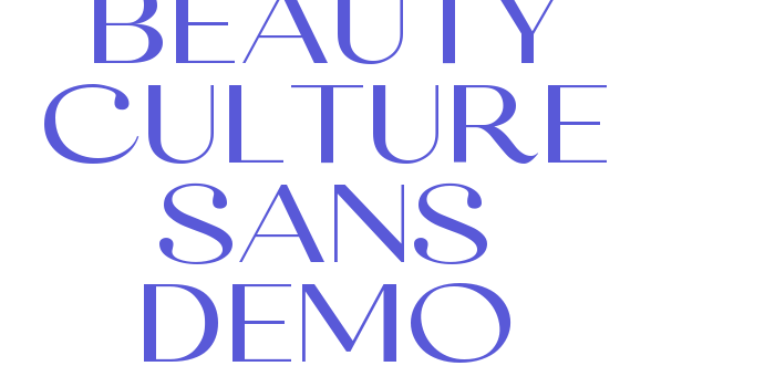 Beauty Culture Sans Demo Font