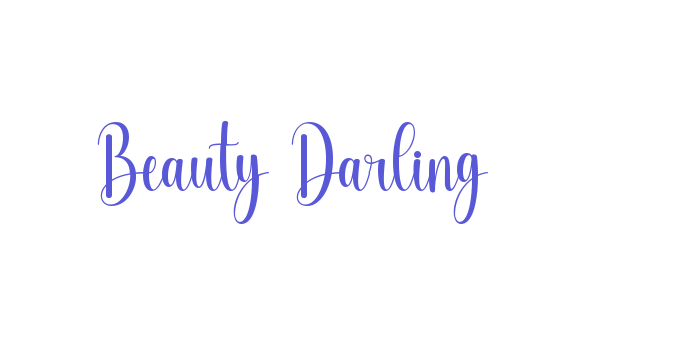 Beauty Darling Font Download