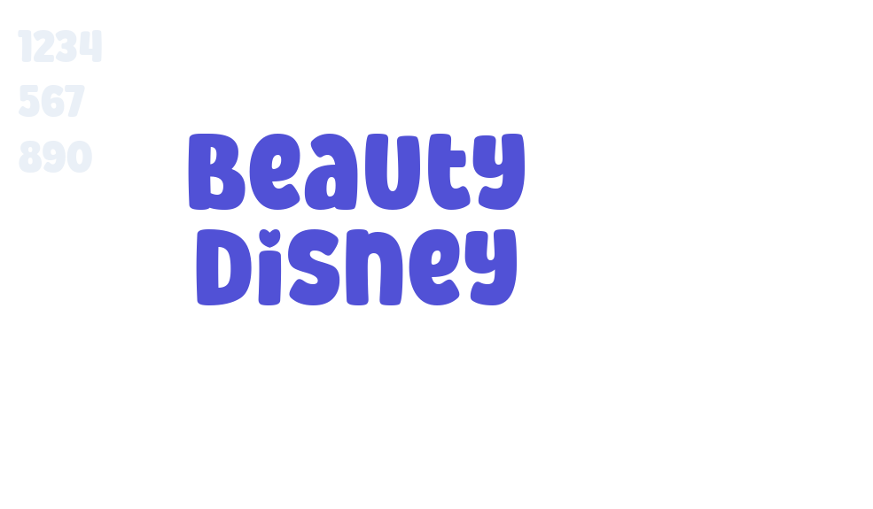 Beauty Disney-font-download