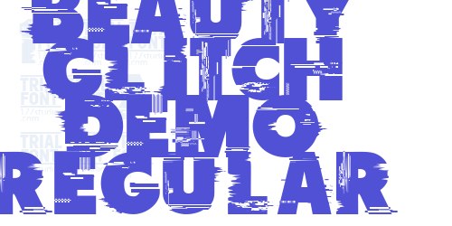 Beauty Glitch Demo Regular-font-download