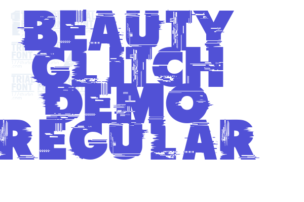 Beauty Glitch Demo Regular