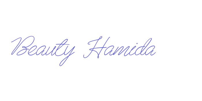 Beauty Hamida Font Download