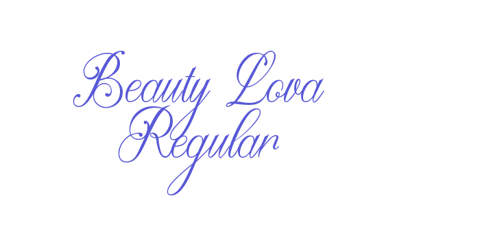 Beauty Lova Regular Font Download