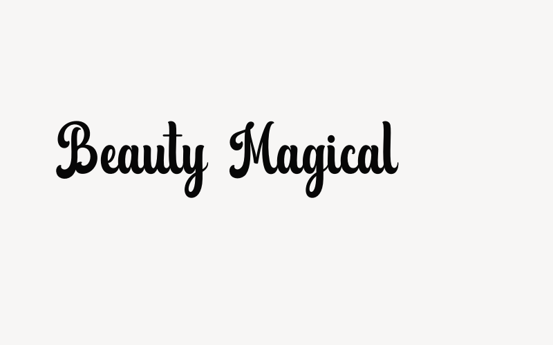 Beauty Magical Font