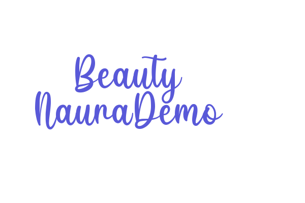 Beauty NauraDemo Font