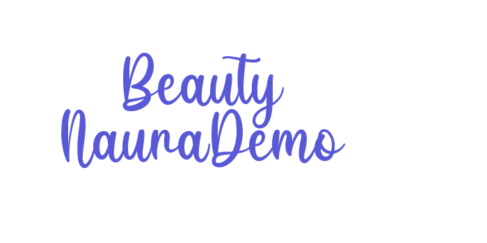 Download Beauty NauraDemo Font