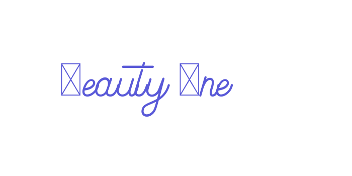 Beauty One Font Download