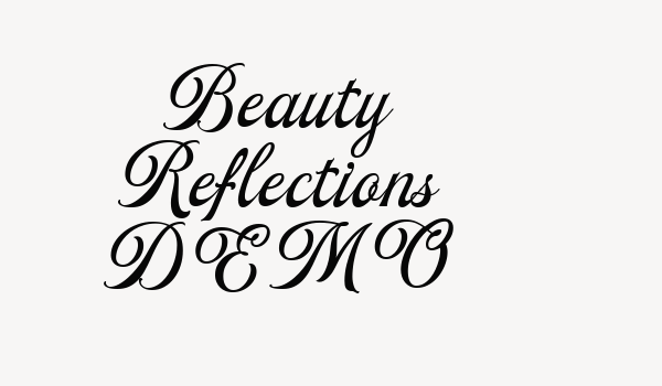 Beauty Reflections DEMO Font