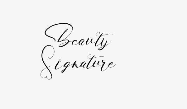 Beauty Signature Font