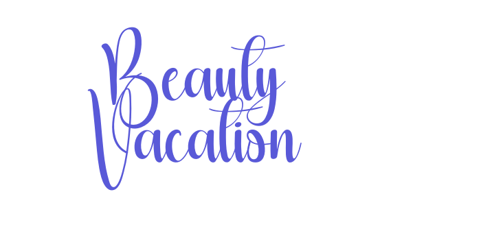 Beauty Vacation Font