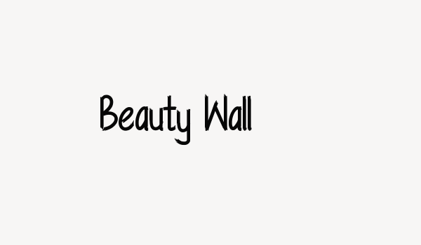 Beauty Wall Font