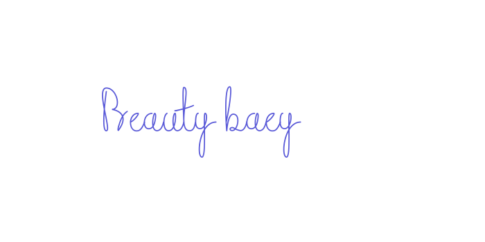 Beauty baey Font Download