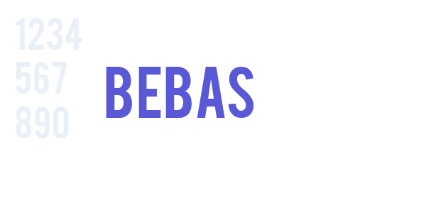 Bebas font free