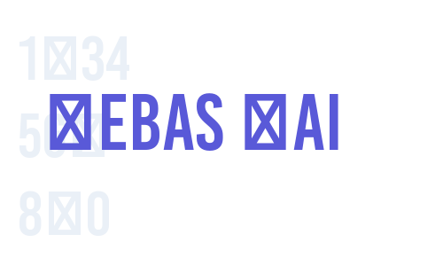 Bebas Kai Font Download