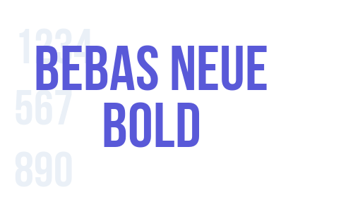 Bebas Neue Bold Font