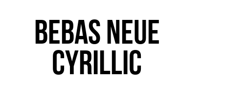 Bebas Neue Cyrillic