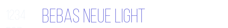 Bebas Neue Light-font