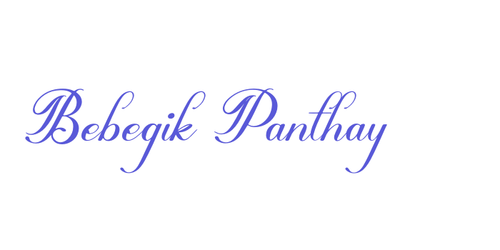 Bebegik Panthay Font Download