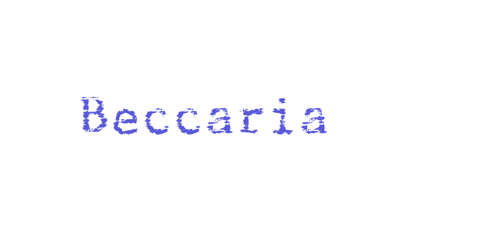 Beccaria Font Download