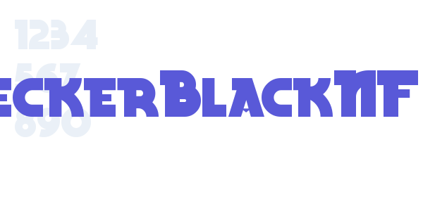 BeckerBlackNF font free