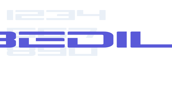 Bedil font free