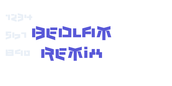 Bedlam Remix font free