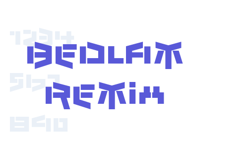 Bedlam Remix Font Download