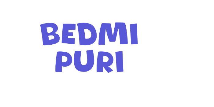 Bedmi Puri Font