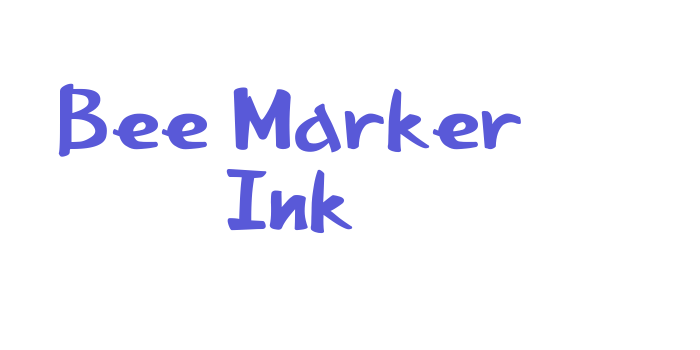 Bee Marker Ink Font Download