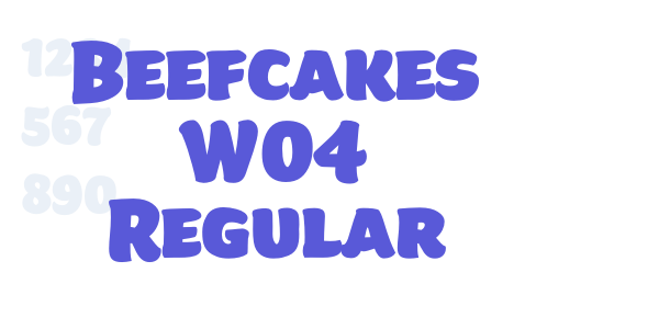 Beefcakes W04 Regular font