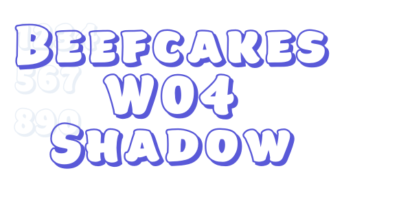 Beefcakes W04 Shadow font