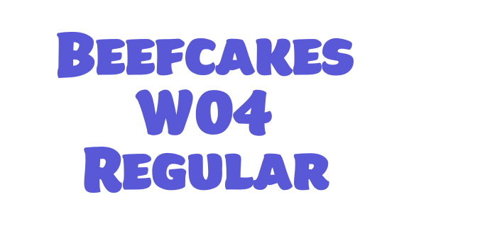 Beefcakes W04 Regular Font Download