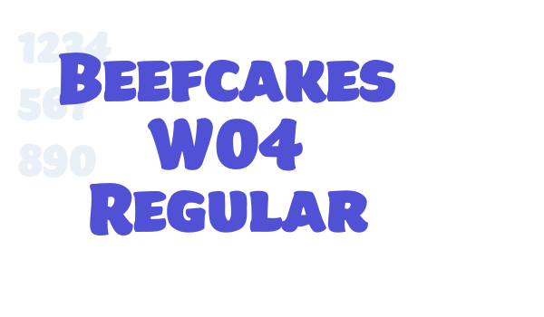 Beefcakes W04 Regular font download