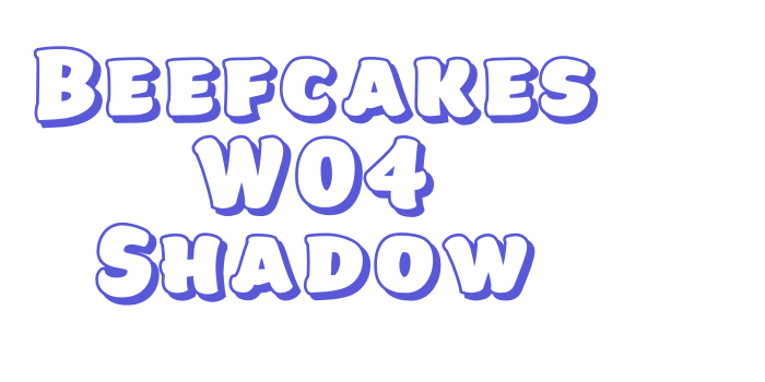 Beefcakes W04 Shadow Font Download